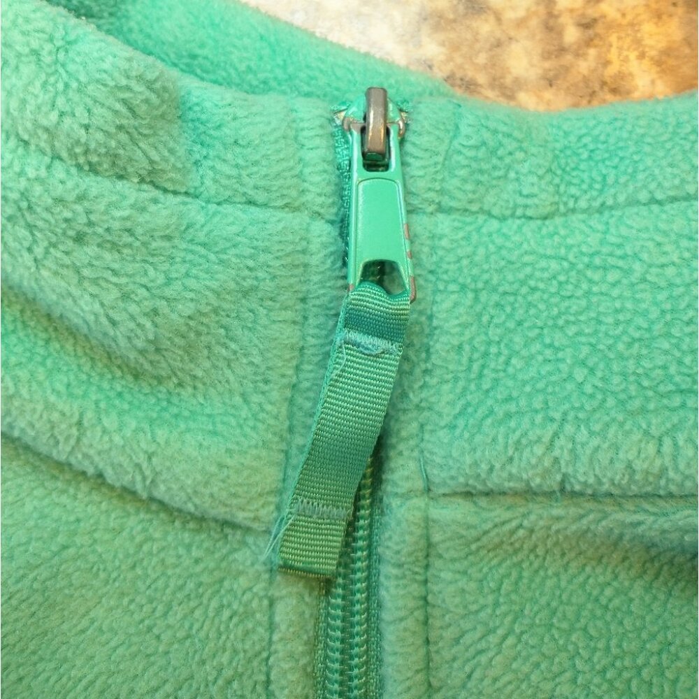 Kids Columbia Teal Green Full Zip Fleece Jacket Size Large 14/16 - Picture 7 of 10